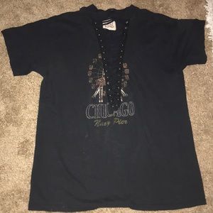 LF Furst of a kind lace up tee